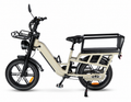 Evolve Crew cream utility cargo e-bike